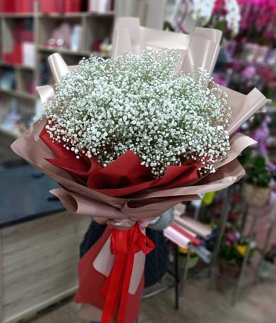 Букет цветов из: Гипсофила в Войновой-Горе
