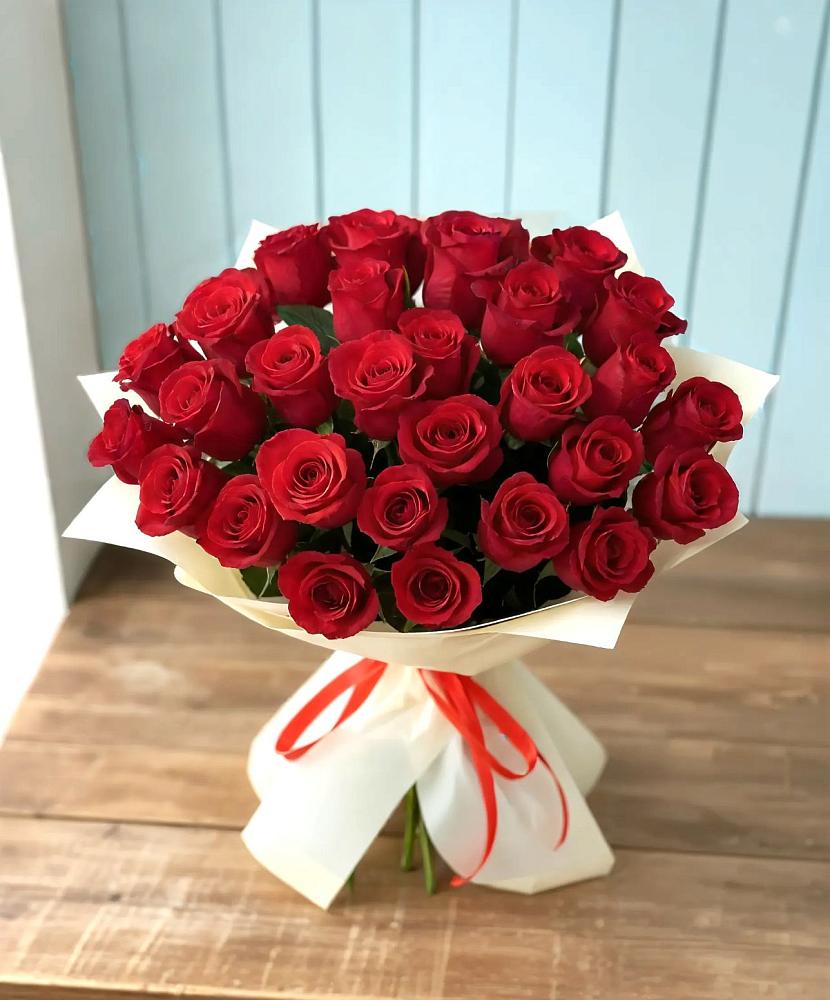 Букет 29 Красных роз в Войновой-Горе