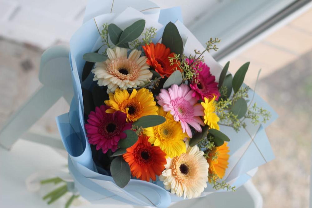 Букет цветов из: Герберы в Войновой-Горе