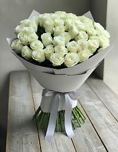 Букет 35 Белых роз в Войновой-Горе