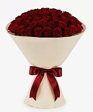 Букет 101 Бордовая роза Блэк Бакарра в Войновой-Горе