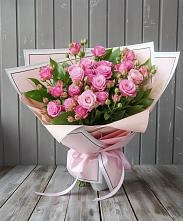 Букет Розовый кустик в Войновой-Горе