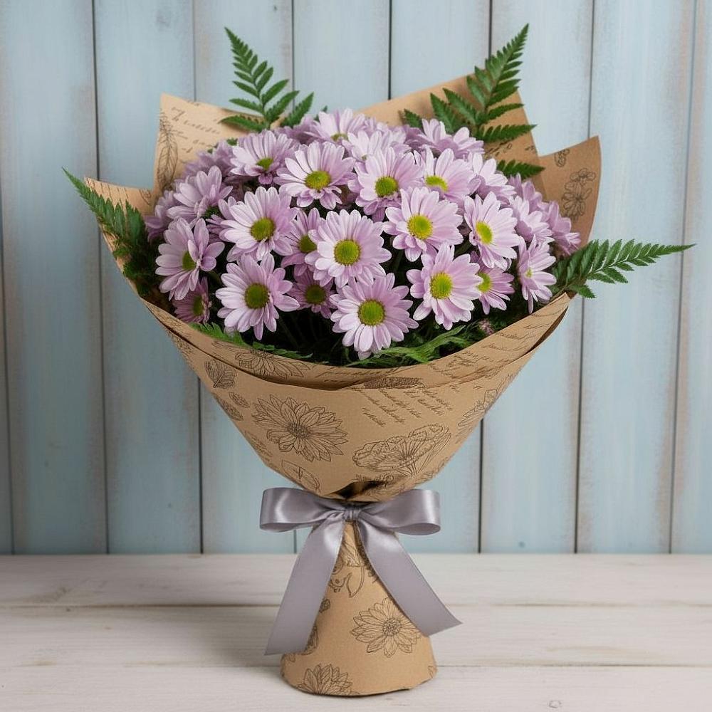 Букет цветов из: Хризантемы в Войновой-Горе