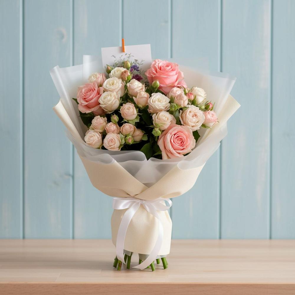 Букет цветов из: Розы в Войновой-Горе