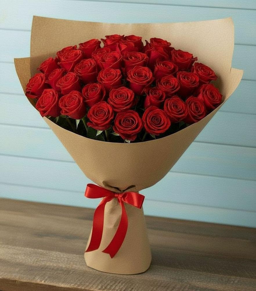 Букет Красные розы Милано в Войновой-Горе