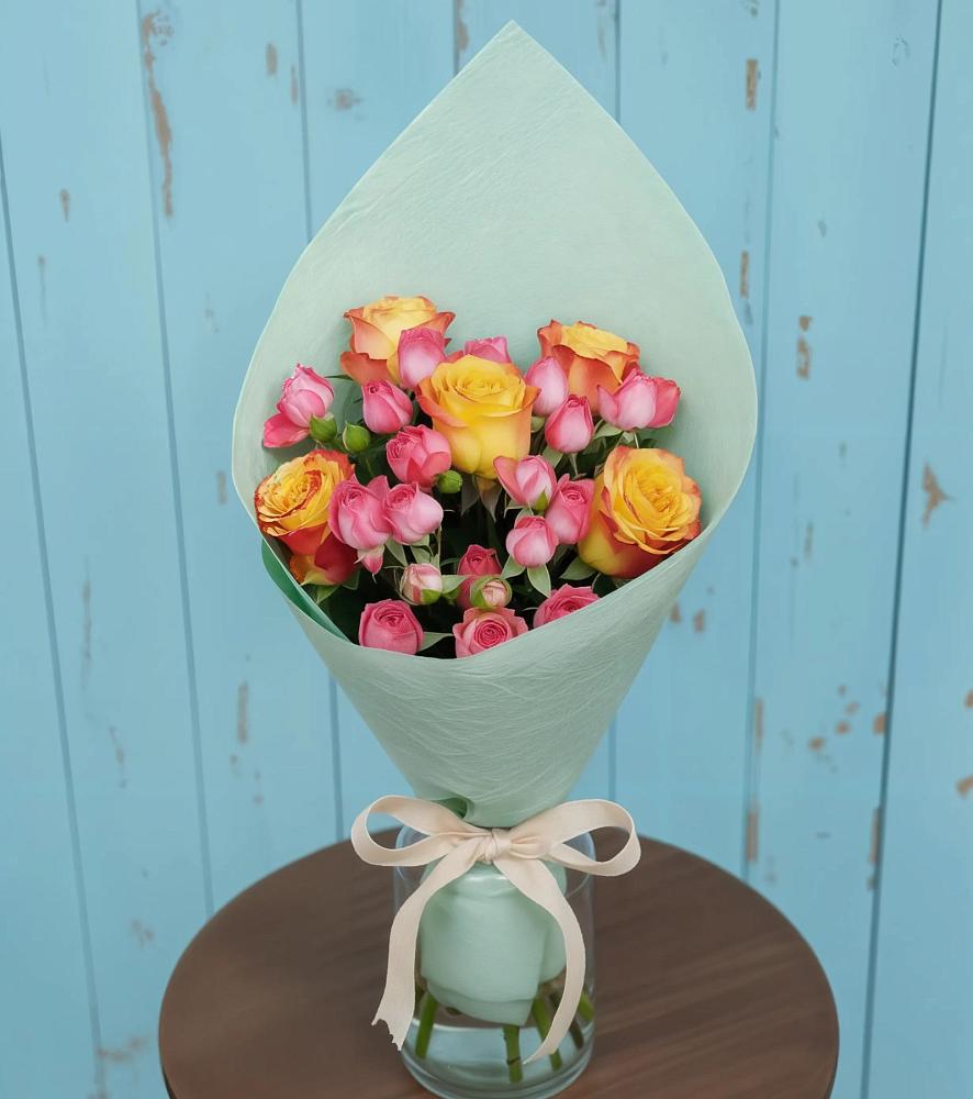 Букет цветов из: Розы в Войновой-Горе