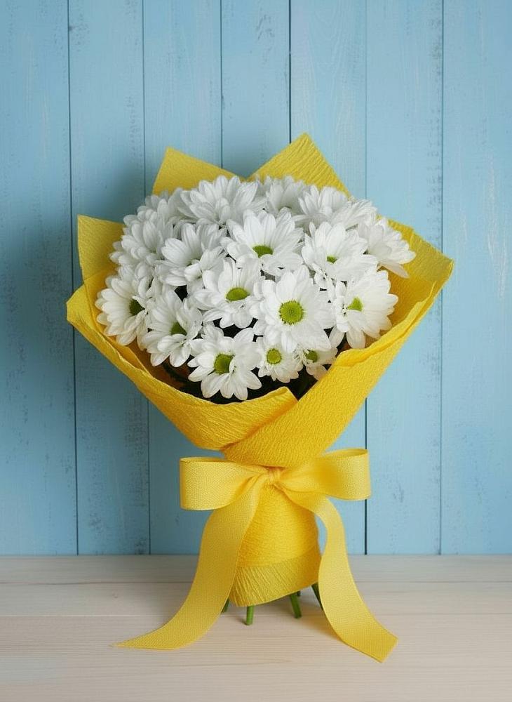 Букет цветов из: Хризантемы в Войновой-Горе