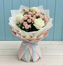Букет цветов из:  Розы в Войновой-Горе