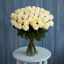 Букет 51 Белая роза Эдлесс Лав #REPLACE_PRED# Войновой-Горе